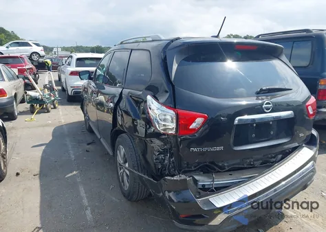 2017 Nissan Pathfinder Sl из США, поврежденный, VIN 5N1DR2MN3HC911387